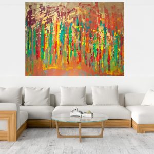 oversized painting, xxl painting, large earthy toned abstract, golden painting, copper painting