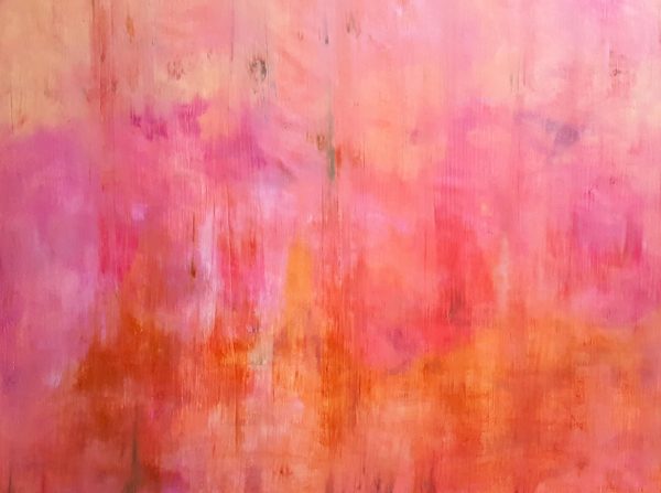 In the pink fog - XXL abstract - Ivana Olbricht