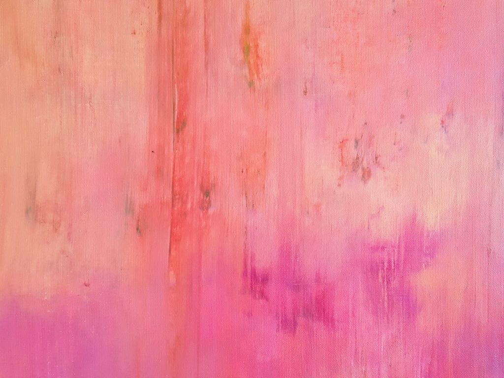 In the pink fog - XXL abstract - Ivana Olbricht