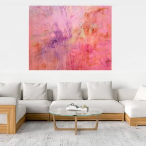 xxl painting, xxl abstrract, pink abstract