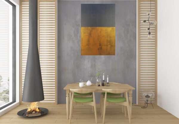 golden painting, modern painting, minimalism